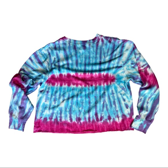 🌞 Oversized tie dyed Skittles sweatshirt - Picture 3 of 9